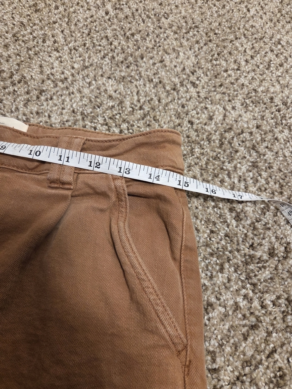 Sezane Manu Trouser Pleated Front Pant Coffee Brown Tan Women's 4 / Small - Picture 7 of 11